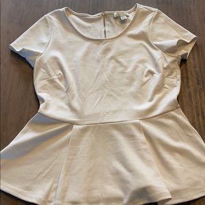 XXI size XL peplum blouse